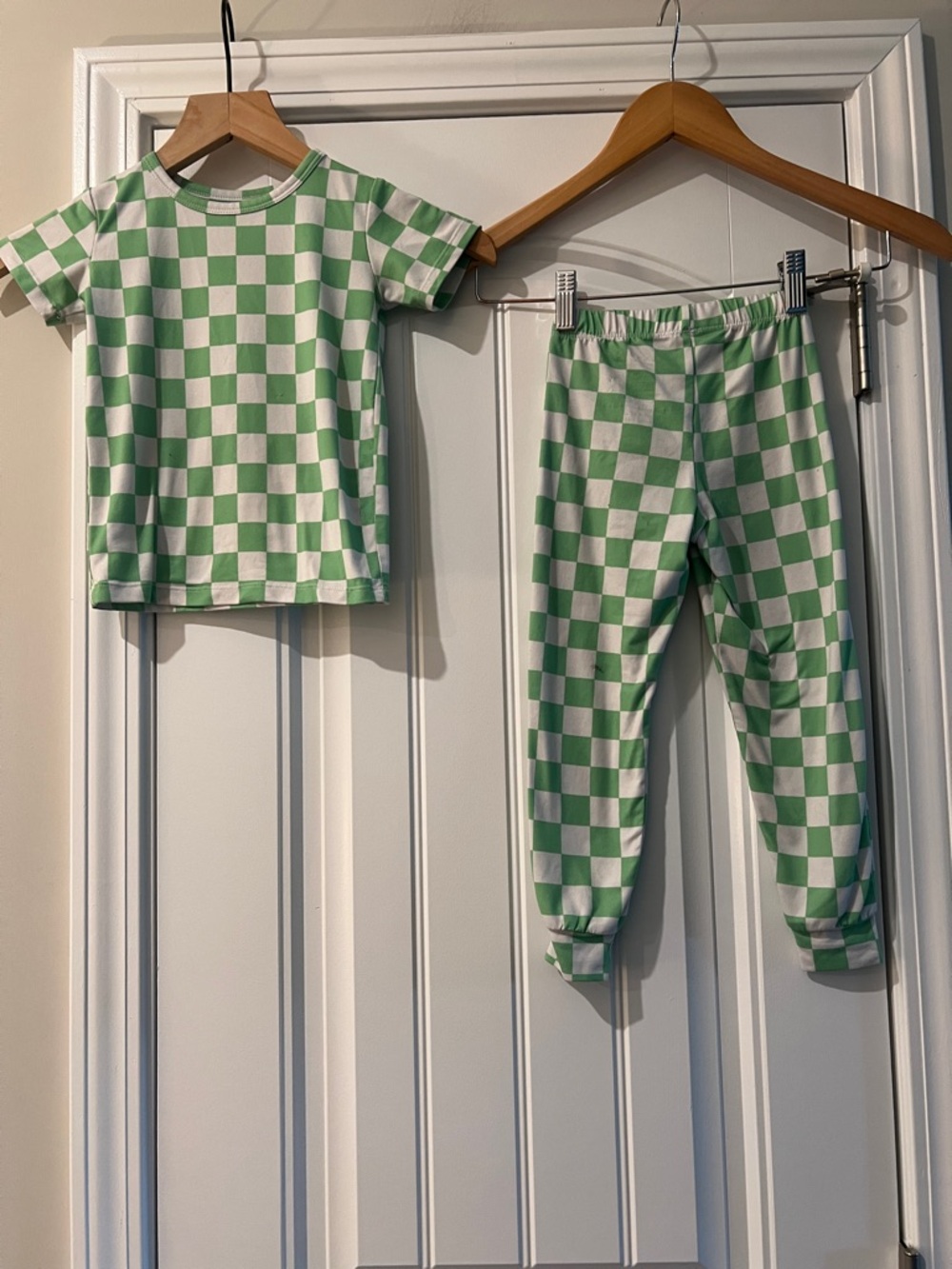 Cozys Checked PJ Set